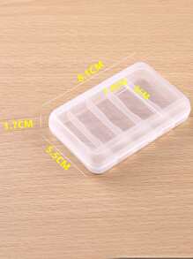 1pc Clear Jewelry Storage Box - Clear - View 6
