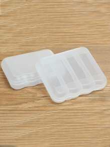 1pc Clear Jewelry Storage Box - Clear - View 7