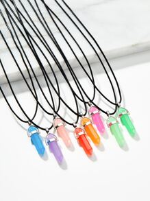 8 dây chuyền quyến rũ hình học phát sáng - Nhiều màu - Xem 2