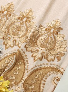 Rèm thêu cuộn đơn - Nhiều màu - Xem 6