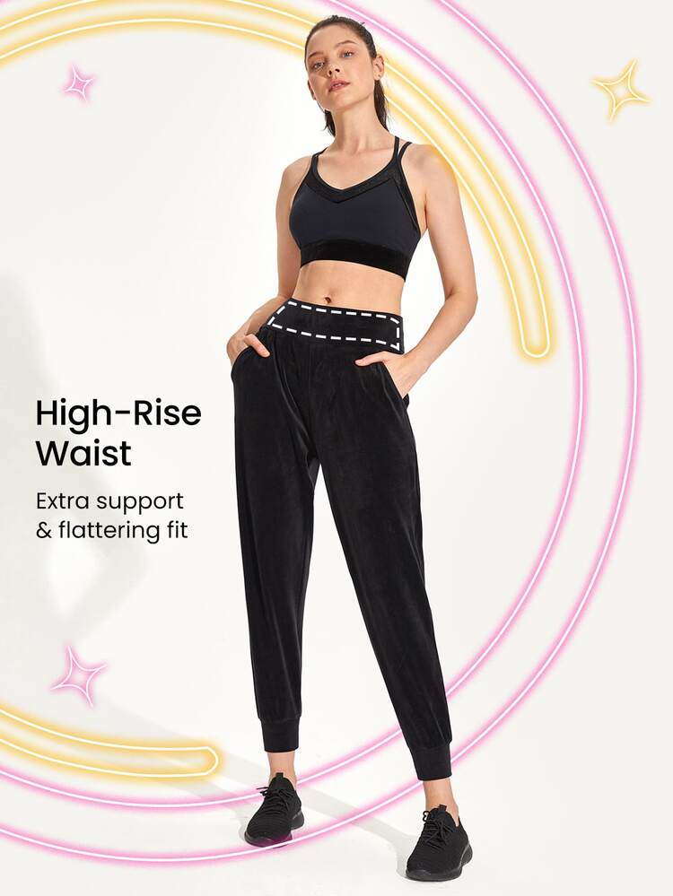 Velvet Crush Drawstring Joggers