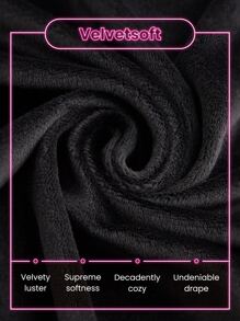 GLOWMODE Joggers Con Cordón De Terciopelo Aplastado - Negro - Ver 6