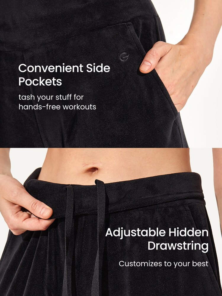 Velvet Crush Drawstring Joggers