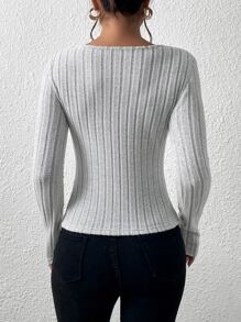 SHEIN Frenchy 水溶蕾絲拼接T恤