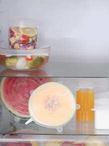 3入組表情圖案餐飲保鮮套 - 無色 - 查看 1