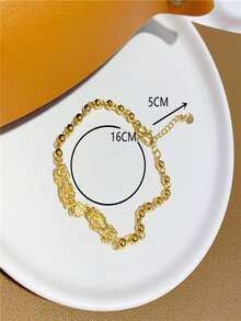 Pulsera con diseño de animal - Amarillo Oro - Ver 3