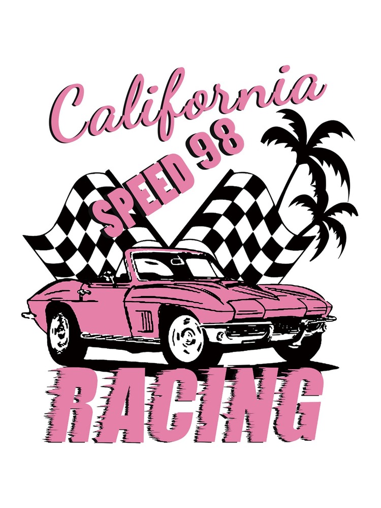 SHEIN EZwear Capucha térmica con estampado de coche y letra con cordón - Blanco - Añade 3