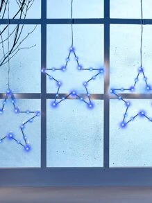 1pc Star Shaped Decoration Light - Blue - View 7