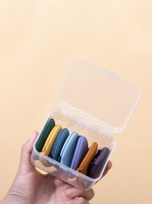 Bộ 1/2/4 hộp đựng mút trang điểm, mút trang điểm trong suốt đa năng di động và hộp đựng mỹ phẩm, thích hợp đựng phấn phủ, phấn khoáng, phấn phủ toàn thân, cọ trang điểm, mút trang điểm, dụng cụ trang điểm ướt & khô kèm hộp, hộp đựng trang sức, túi đựng, giá đựng cọ trang điểm, giá đựng cọ, hộp đựng nước hoa, túi đựng - Trong sáng - Xem 11