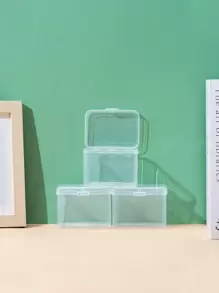 Bộ 1/2/4 hộp đựng mút trang điểm, mút trang điểm trong suốt đa năng di động và hộp đựng mỹ phẩm, thích hợp đựng phấn phủ, phấn khoáng, phấn phủ toàn thân, cọ trang điểm, mút trang điểm, dụng cụ trang điểm ướt & khô kèm hộp, hộp đựng trang sức, túi đựng, giá đựng cọ trang điểm, giá đựng cọ, hộp đựng nước hoa, túi đựng - Trong sáng - Xem 9