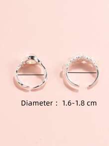 Bộ 2 Vòng Tay Trang Trí Trái Tim - Bạc - Xem 5