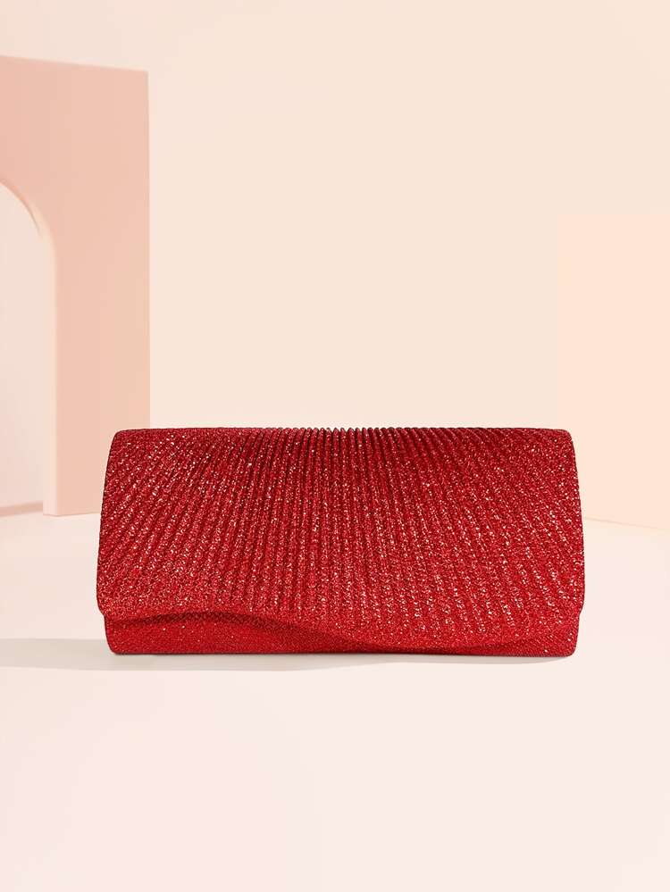 SIIZA Glamorous, Elegant, Exquisite, Quiet Luxury Sequin, Stylish, Luxury, Shiny New Arrival Cross-Border Sparkling Evening Clutch, Simple And Elegant Handbag, Stylish Chain Shoulder Bag, Mini Pouch Evening Bag, Dinner Bag For Party Girl, Woman, Bride Perfect For Party, Wedding, Prom, Dinner/Banquet