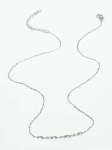 Collar con colgante rayo - Plateado - Ver 2