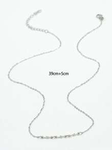 Collar con colgante rayo - Plateado - Ver 5