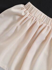 Toddler Girls Cold Shoulder Tee & Elastic Waist Skirt - Multicolor - View 3