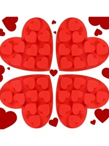 1入組心形DIY矽膠模具