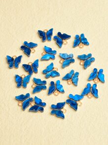20pcs Butterfly DIY Pendant
