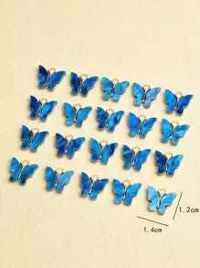 20pcs Butterfly DIY Pendant