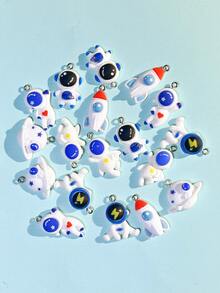 Mặt dây chuyền tự làm 18 chiếc hoạt hình Spaceman - Nhiều màu - Xem 2