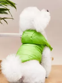 PETSIN Cazadora para mascota con capucha unicolor
