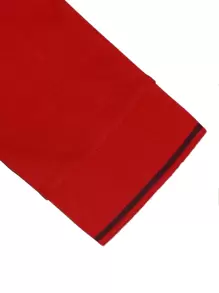 Manfinity Homme Men Quarter Button Polo Shirt - Red - View 4