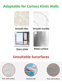 1入組免打孔毛巾杆