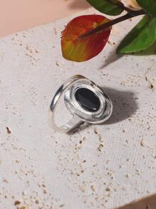 1入組女士復古心情變色戒指作為約會禮物 - 彩色 - 查看 2