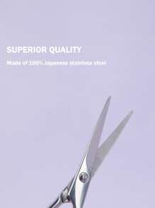 6.5英寸右手理发剪，家用理发剪，专业美发师剪刀，采用优质日本不锈钢制成，手工打磨，银黑色 - 銀色 - 查看 3