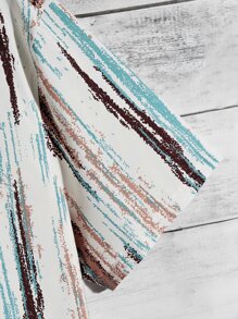 Manfinity Men Plus Allover Print Shirt - Multicolor - View 4