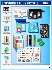 SHEGLAM Glitch Out Full Collection Kit - Multicolor - View 4