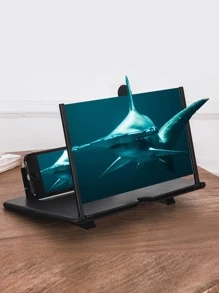 1入組手機屏幕放大器支架 - 黑色 - 查看 1