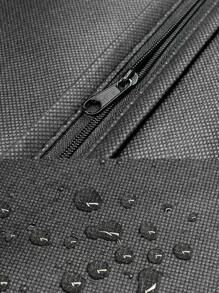 1pc Plain Clothing Cover - Black - View 6