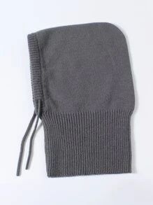 前抽繩帽 - 灰色 - 查看 2