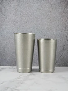 1 pieza Coctelera de acero inoxidable - Plateado - Ver 5