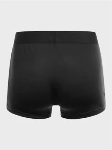 Extended Sizes Men 3pack Contrast Letter Tape Boxer Brief - Multicolor - View 8