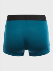 Extended Sizes Men 3pack Contrast Letter Tape Boxer Brief - Multicolor - View 11