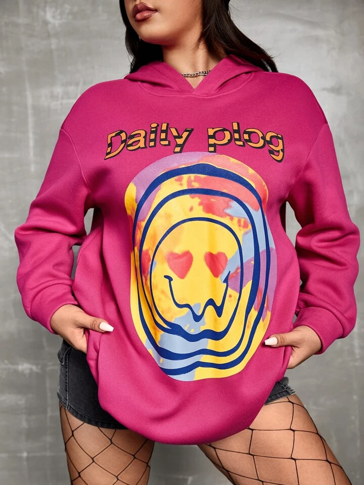 shein smiley face hoodie