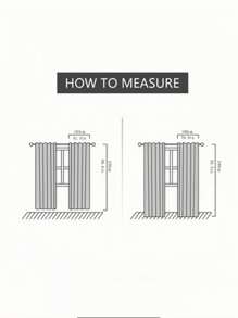 花卉圖案1片遮光窗簾 - 彩色 - 查看 2