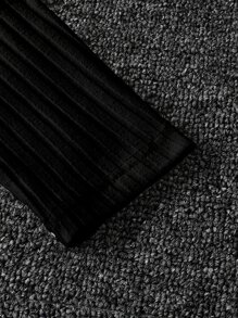 Niñas Camiseta ribete con fruncido & Falda con cinturón - Multicolor - Ver 8