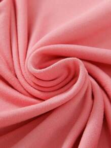 Toddler Girls Ruffle Trim Belted Tee Dress - Baby Pink - View 3