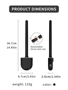 1 Bàn Chải Vệ Sinh Thoáng Khí, Chống Rò Rỉ Nước Có Đế, TPR WC Đầu Phẳng Bàn Chải Linh Hoạt Với Nhanh Khô Giá Đỡ - trắng - Xem 2