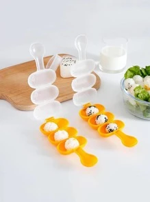 1pc Sushi Mold With 1pc Rice Spoon - Multicolor - View 1