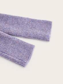 BizChic Foldover Ribbed Knit Sweater