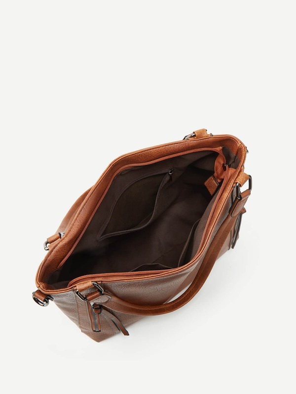 2pcs Minimalist Shoulder Tote Bag With Coin Purse, Mothers Day Gift For