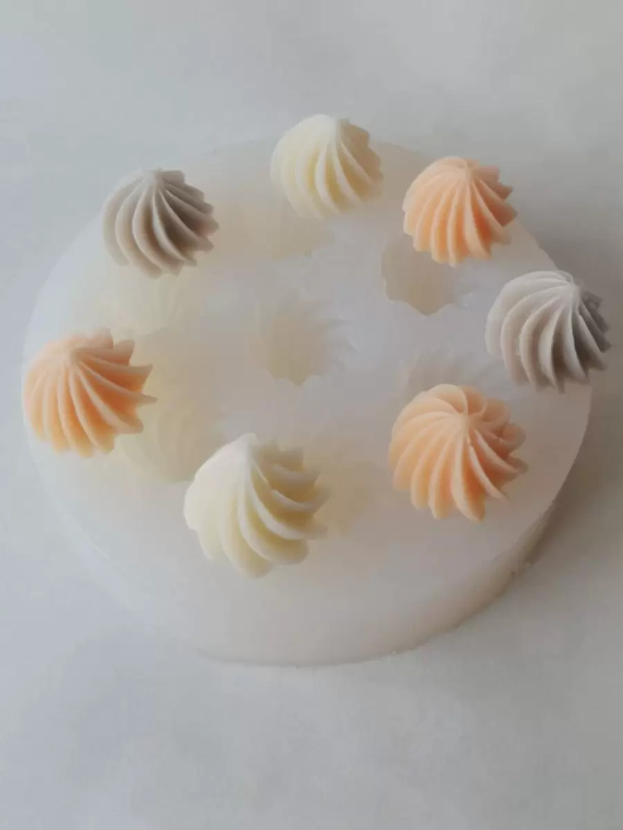 1pc Silicone DIY Silicone Mold - White - View 1