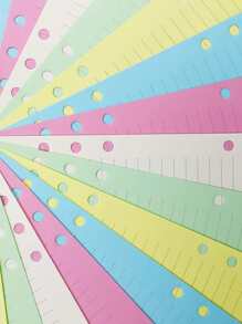 40pcs Mixed Color Binder Loose Leaf Journal Refill - Multicolor - View 4