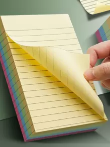 1入組混色便簽簿 - 彩色 - 查看 1