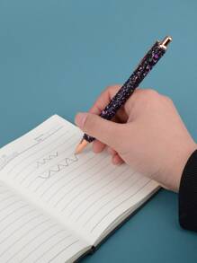 1入組金屬亮絲圓珠筆 - 彩色 - 查看 2