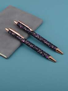 1入組金屬亮絲圓珠筆 - 彩色 - 查看 5