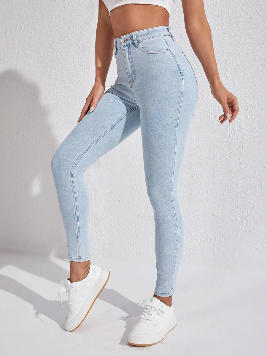 High Waist Skinny Jeans main image 0